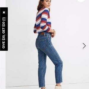 NWT Madewell The Petite Momjean in Downey Wash